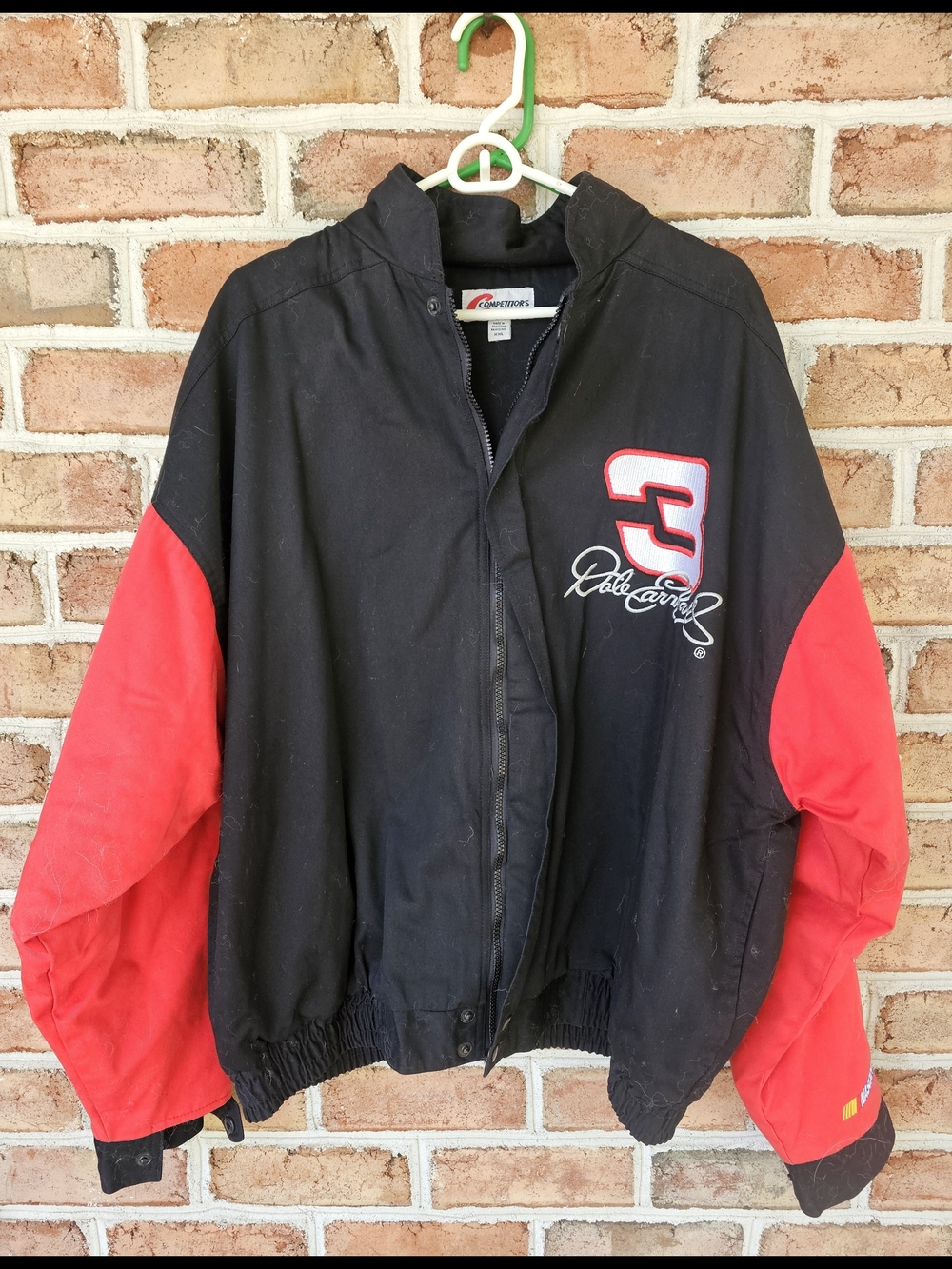 Dale Earnhardt No. 3 Black & Red XXL Racing Jacket